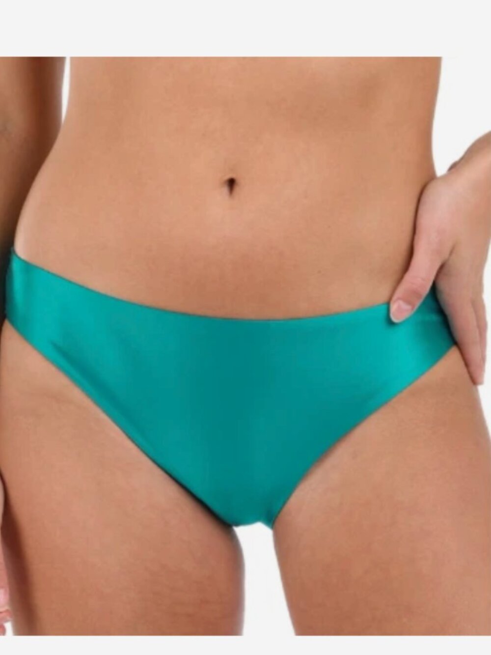La Blanca Women's Hipster Swim Bikini Bottoms Green Size 12 9536